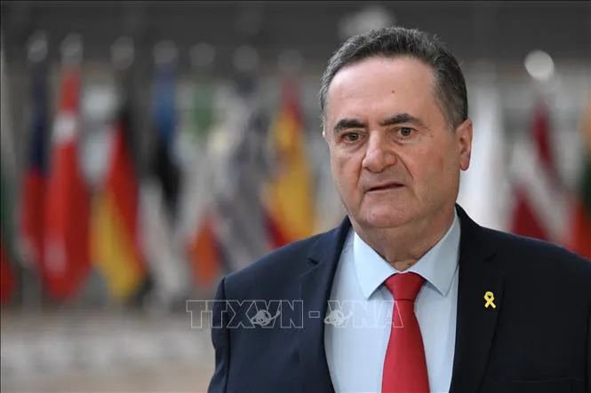 Bộ trưởng Quốc phòng Israel, ông Israel Katz. Ảnh: AFP/TTXVN 24-6-BT-QP.jpg