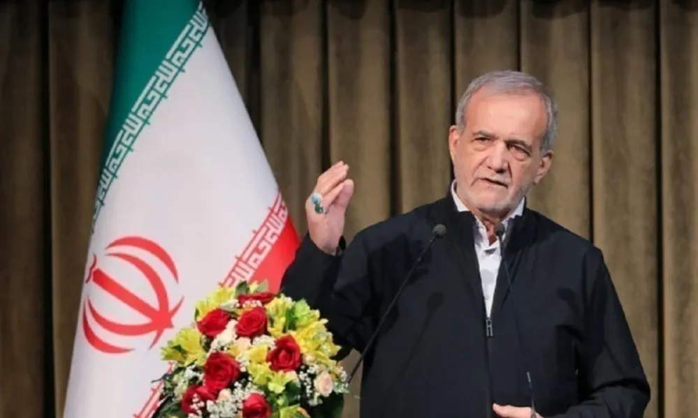 Tổng thống Iran Masoud Pezeshkian tuyên bố kết thúc cuộc chiến với Israel. Ảnh: IRNA Screenshot 2025-06-26 053140.png
