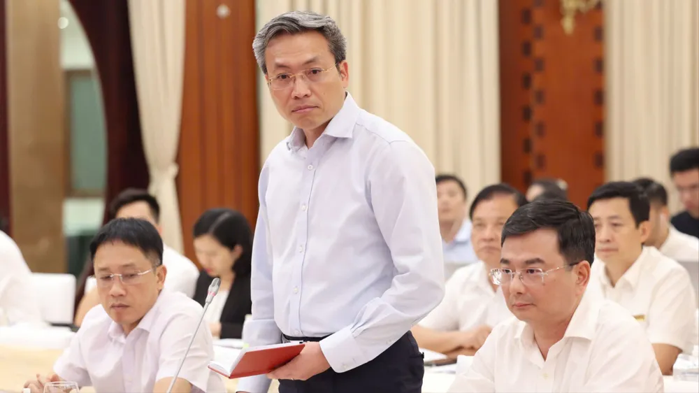 Thiếu tướng Nguyễn Quốc Toản, Chánh Văn phòng, Người phát ngôn Bộ Công an. Ảnh: QUANG PHÚC