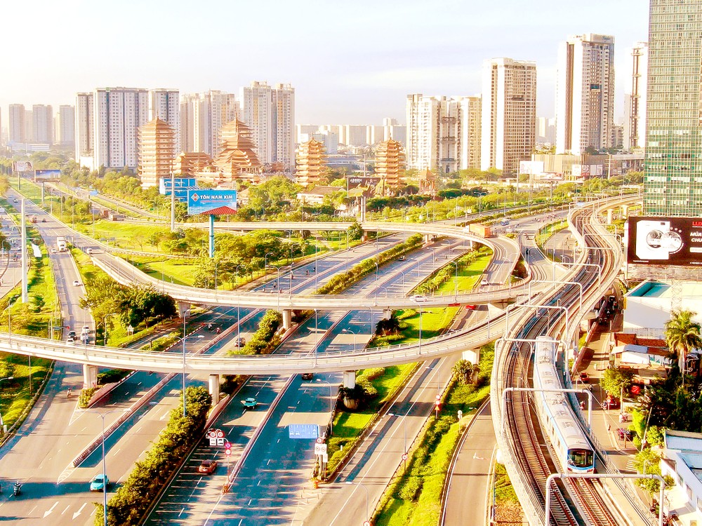 Ben Thanh-Suoi Tien Metro Line was built and operational in the term of 2020-2025 (Photo: SGGP) Ben Thanh-Suoi Tien Metro Line was built and operational in the term of 2020-2025 (Photo: SGGP)