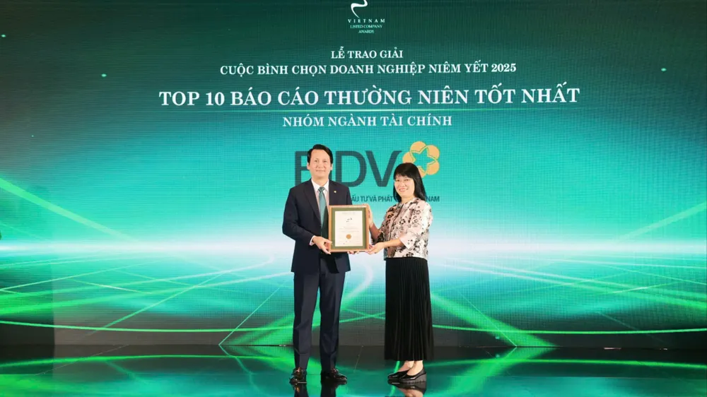 BIDV nhận giải “Báo cáo thường niên tốt nhất” lần thứ 3 liên tiếp