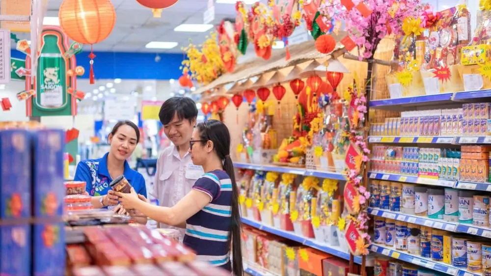 Hàng hóa tết đã lên kệ hệ thống Saigon Co.op, sẵn sàng cho mùa tiêu dùng lớn nhất năm