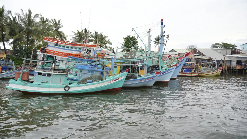 Tàu cá neo đậu tại đặc khu Phú Quốc