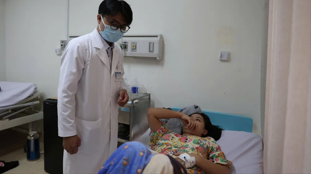 Bệnh nhân nhập viện điều trị tại Bệnh viện Đa khoa Bà Rịa