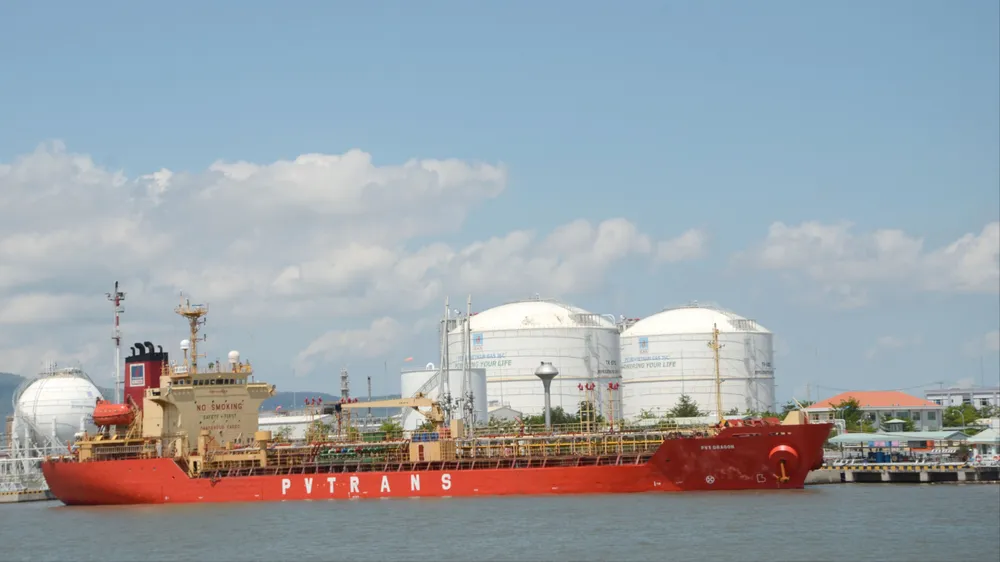 Kho chứa LPG của PV GAS tại phường Tân Phước, TPHCM