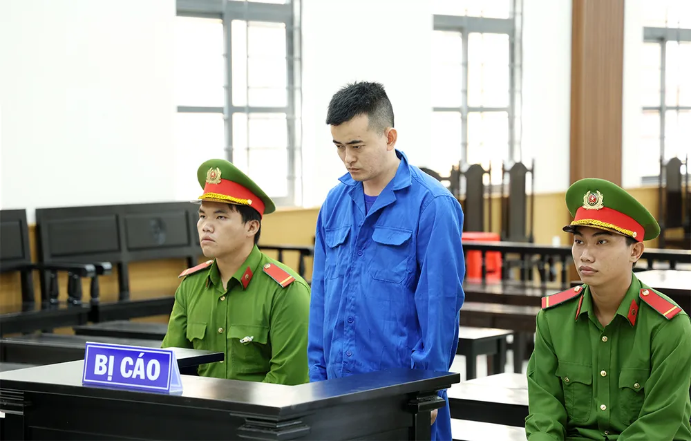 Bị cáo Trần Tuấn Vũ tại tòa