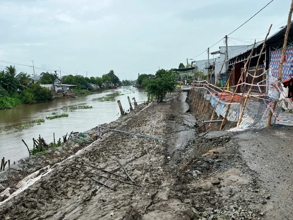 Một số điểm sạt lở trên địa bàn tỉnh An Giang trong thời gian qua