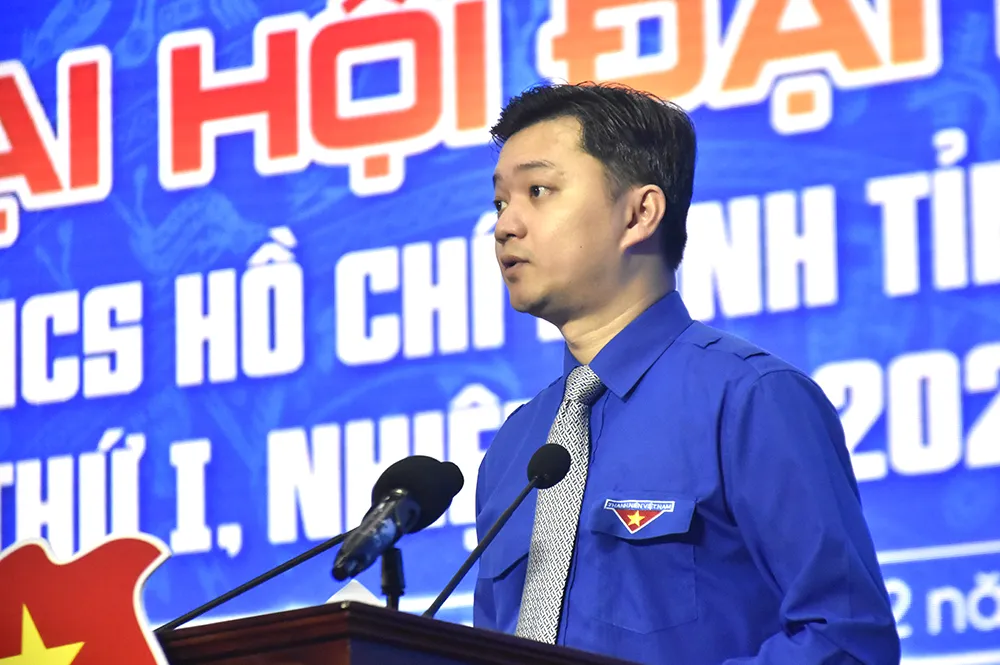 С речью выступил г-н Нгуен Минь Триет, постоянный секретарь Центрального комитета Союза молодежи и президент Вьетнамской студенческой ассоциации. _DSC3158.jpg