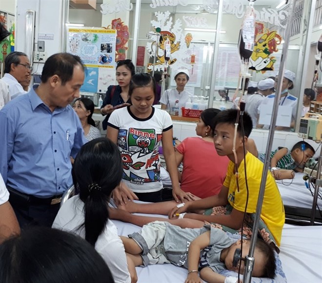 At HCM City’s Paediatrics Hospital 1 (Photo: VNA)