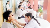 Inter-inspectors check medical activities in schools