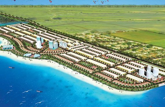 Artist impression of Rach Gia project in the northwest (Photo: SGGP)