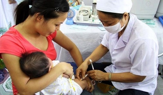 Vaccination is the best way to prevent measles (Photo: SGGP)