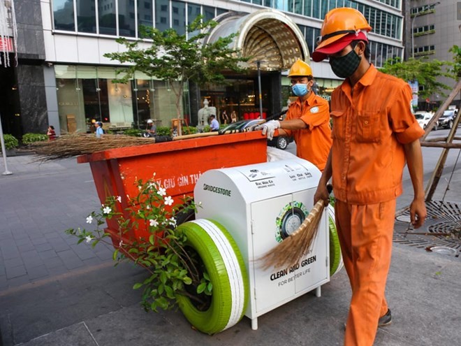 Da Nang has launched a campaign to call on the community to ‘Say No’ to single-use plastic products. (Photo: danviet.vn)