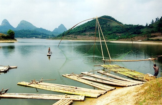 A river in Bac Son district, Lang Son province (Photo: VNA)