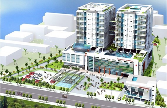 The artist impression of the new hospital (Photo: SGGP)