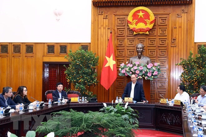 Prime Minister Nguyen Xuan Phuc at the meeting (Source: VNA)