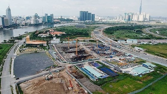 A corner of Thu Thiem New Urban Area (Photo: SGGP)