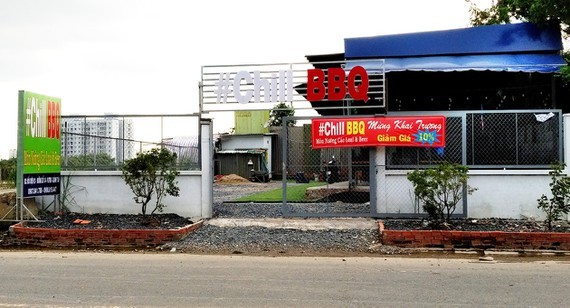 An illegally constructed  house in Binh Tan District (Photo: SGGP)