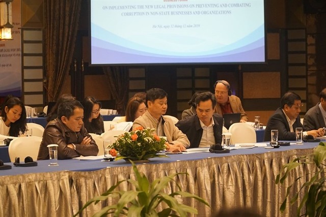 Participants at the business forum held yesterday in Hanoi. — Photo courtesy UNDP Vietnam