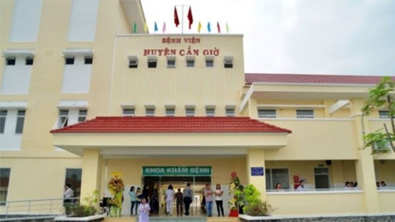 A hospital in Can Gio District is converted into a special infirmary for treating Covid-19 patients (Photo: SGGP)