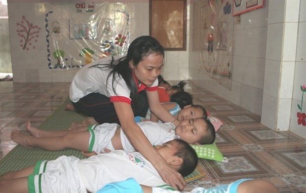 A private nursery in Tra Noc Industrial Park in Can Tho. (Photo: giaoducthoidai.vn)