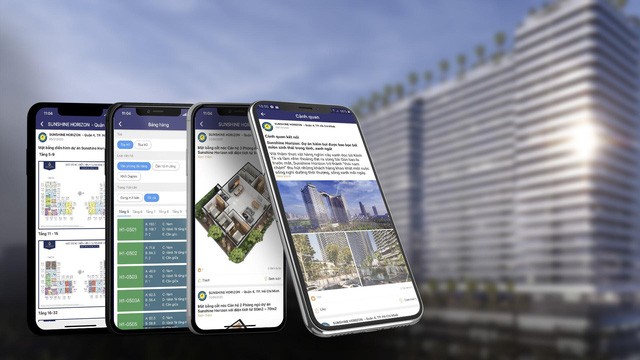Sunshine Group launched the house-selling app in January.. — Photo cafef.vn