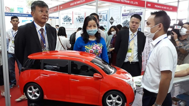 Support industry fair underway in Hanoi (Photo: http://hanoimoi.com.vn/)