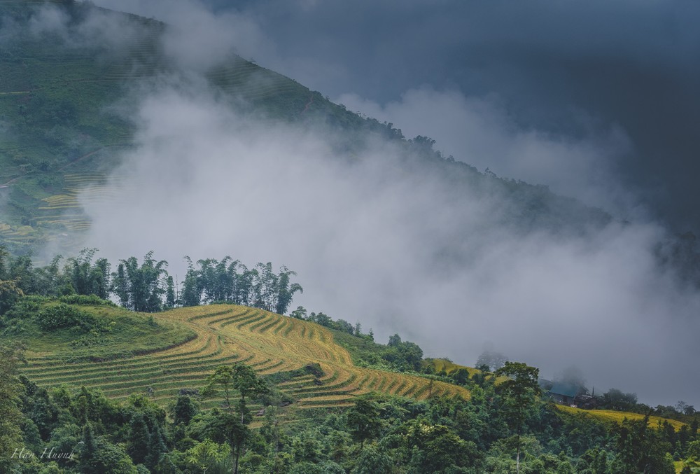 Mu Cang Chai terrace fields in the northern mountainous province of Yen Bai (Photo: Han Huynh)