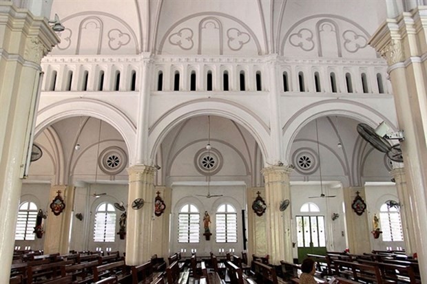 Located in central Chinatown in HCM City’s District 5, Cho Quan Church is the oldest church in the city. (Photo: VNA/VNS)