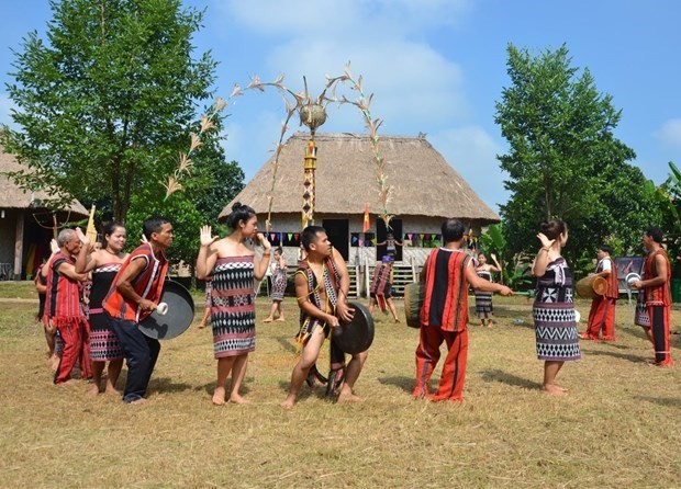 At the Vietnam National Village for Ethnic Culture and Tourism in Hanoi (Photo: VNA)