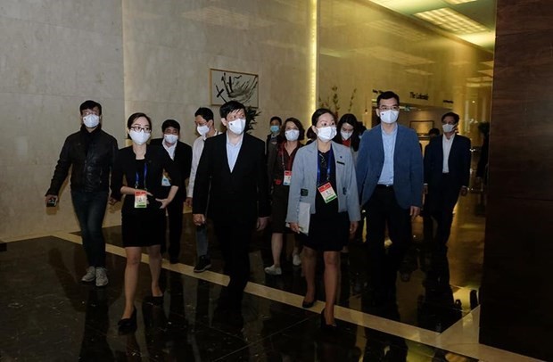 Minister of Health Nguyen Thanh Long inspects medical preparations for the 13th National Party Congress (Photo: VNA)