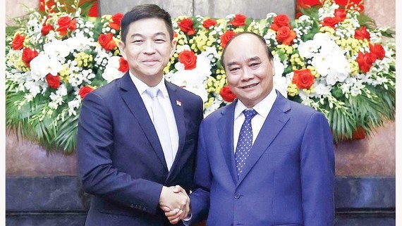 President wishes for more Vietnam-Singapore cooperation projects ảnh 1 President wishes for more Vietnam-Singapore cooperation projects ảnh 1