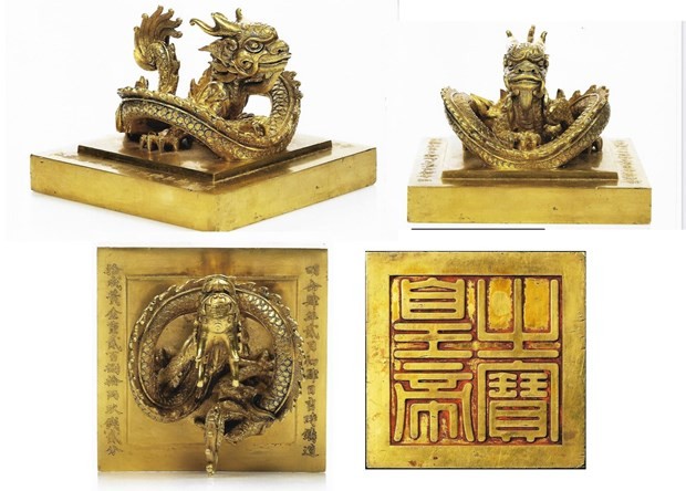 Auction for Vietnamese king’s gold seal further postponed in France ảnh 1 Auction for Vietnamese king’s gold seal further postponed in France ảnh 1