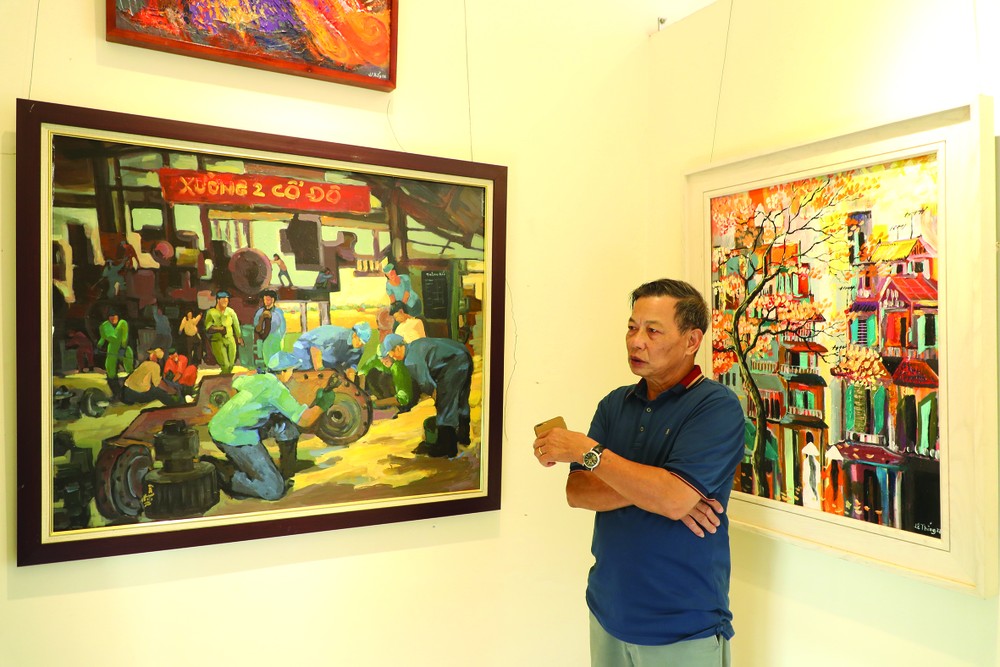 In an art museum of the village In an art museum of the village