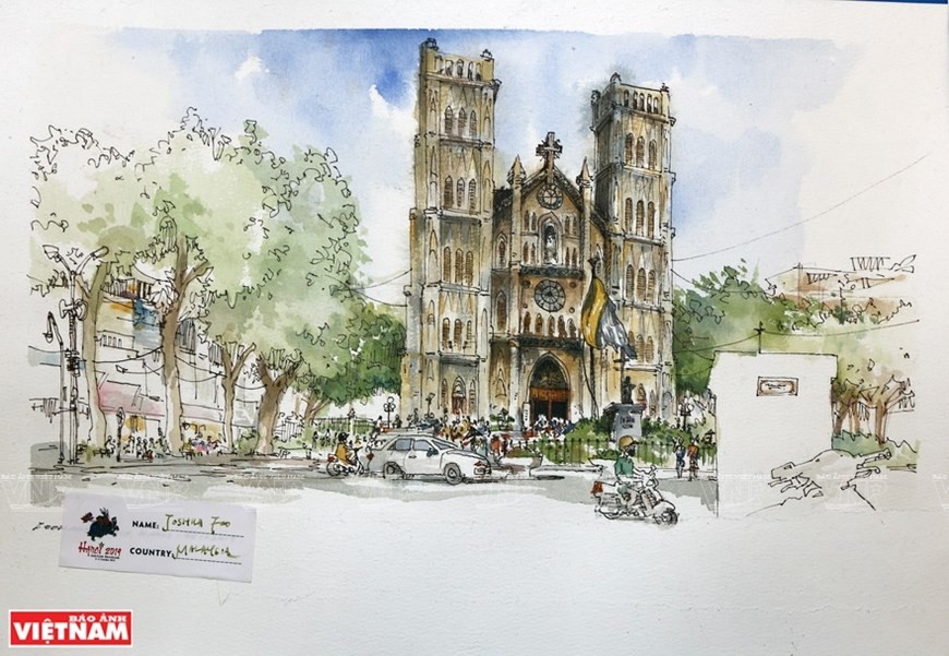 Hanoi Cathedral, one of the first Western architecture works in Hanoi, is the oldest church that has witnessed changes of the capital city over the past three centuries. (Photo: VNP/VNA) Hang Bac Temple is an oasis of calm amongst backpacker shops and French style colonial cafes. (Photo: VNP/VNA) Hoan Kiem (Sword) Lake and its surrounding streets have always been considered the heart of the capital city as well as its spiritual and cultural hub. (Photo: VNP/VNA)