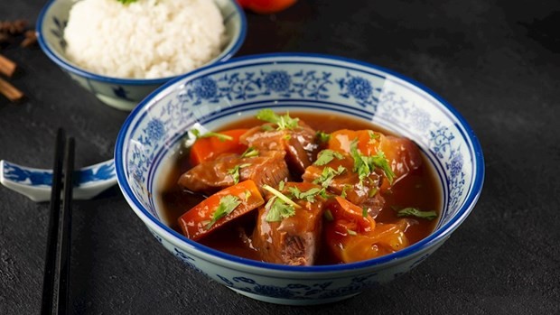 Vietnamese dishes including bo kho, bo nhung dam and bun cha (grilled pork meatballs with vermicelli noodles) have been named among the world’s 100 best meat dishes (Photo: tasteatlas.com) Vietnamese dishes including bo kho, bo nhung dam and bun cha (grilled pork meatballs with vermicelli noodles) have been named among the world’s 100 best meat dishes (Photo: tasteatlas.com)
