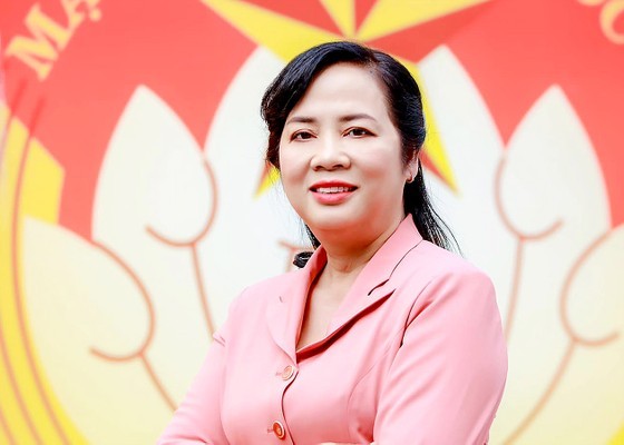 Chairwoman of the Vietnam Fatherland Front Committee in Ho Chi Minh City Tran Kim Yen