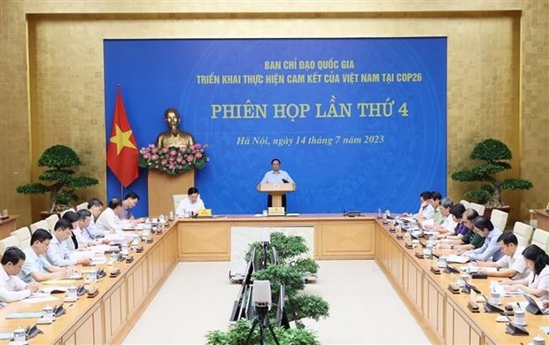 Prime Minister Pham Minh Chinh speaks at the meeting. (Photo: VNA) Prime Minister Pham Minh Chinh speaks at the meeting. (Photo: VNA)