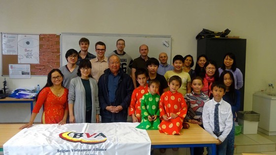 At a class to teach Vietnamese language