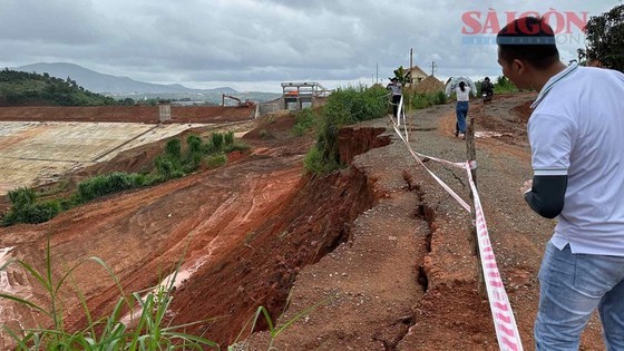 Serious subsidence in Lam Dong Province Serious subsidence in Lam Dong Province