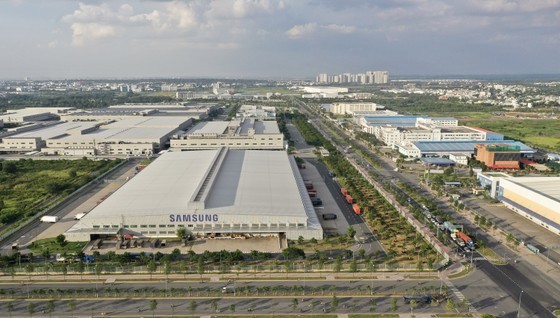 Samsung factory in HCMC Samsung factory in HCMC