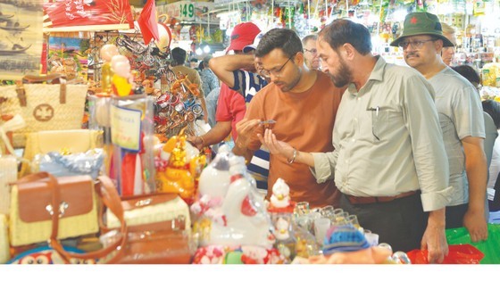 Visitors to Ben Thanh Market in District 1