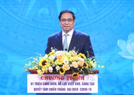 Prime Minister Pham Minh Chinh speaks at the ceremony. Prime Minister Pham Minh Chinh speaks at the ceremony.