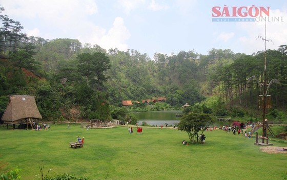 The Cu Lan tourist area in Lac Duong District The Cu Lan tourist area in Lac Duong District