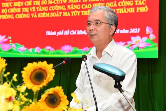 Vice Chairman of Ho Chi Minh City People's Committee Ngo Minh Chau speaks at the conference. Vice Chairman of Ho Chi Minh City People's Committee Ngo Minh Chau speaks at the conference.