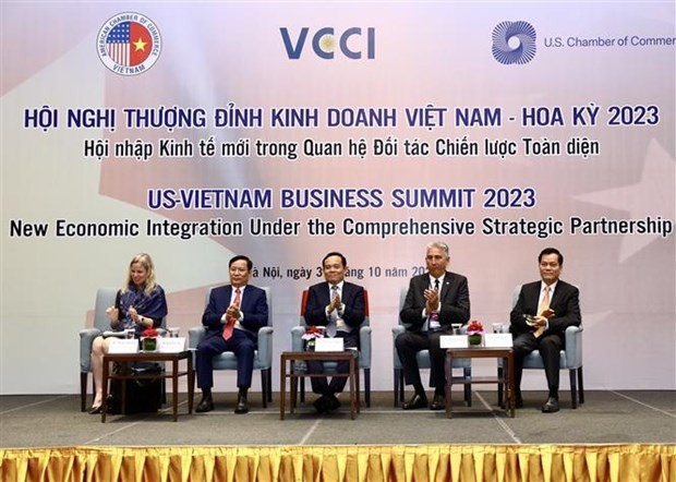 At the US – Vietnam Business Summit 2023 (Photo: VNA) At the US – Vietnam Business Summit 2023 (Photo: VNA)