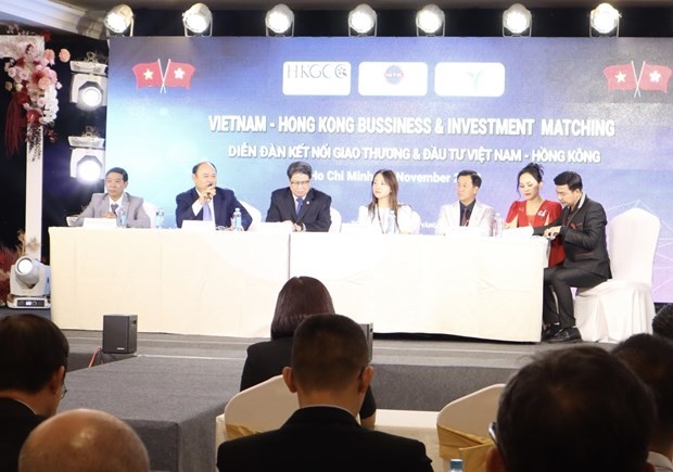 An overview of Vietnam-Hong Kong Business &amp; Investment Matching (Photo: VNA)
