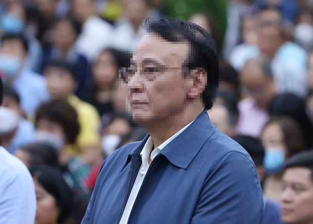 Do Anh Dung, Chairman of property developer Tan Hoang Minh. (Photo: VNA) vna_potal_tuyen_an_cac_bi_cao_trong_vu_an_tan_hoang_minh_7292923.jpg