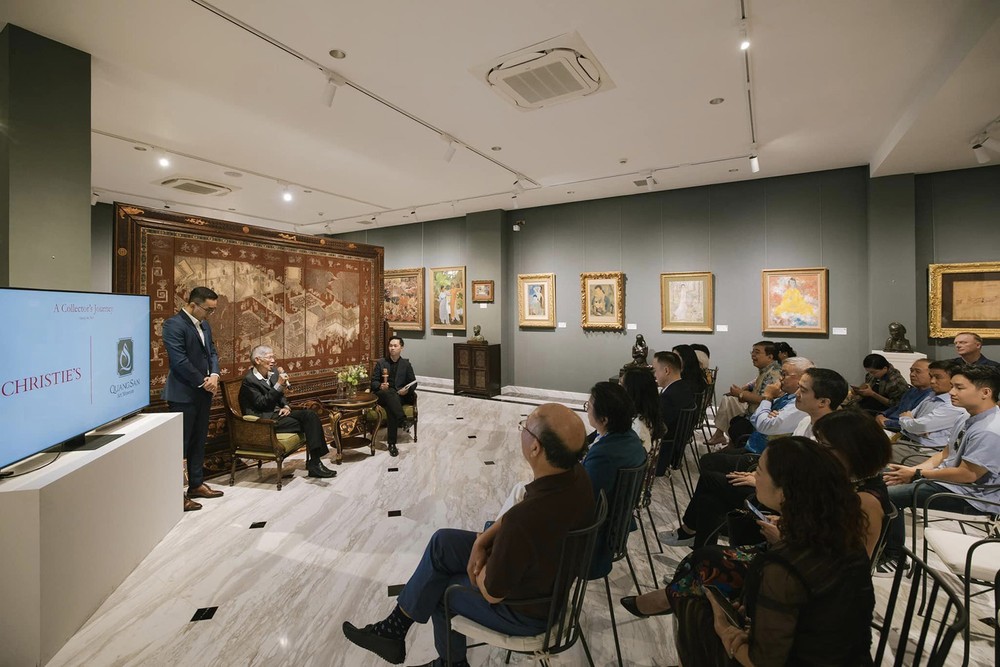 Christie's auction house holds a talk about art at Quang San Art Museum painting.jpg