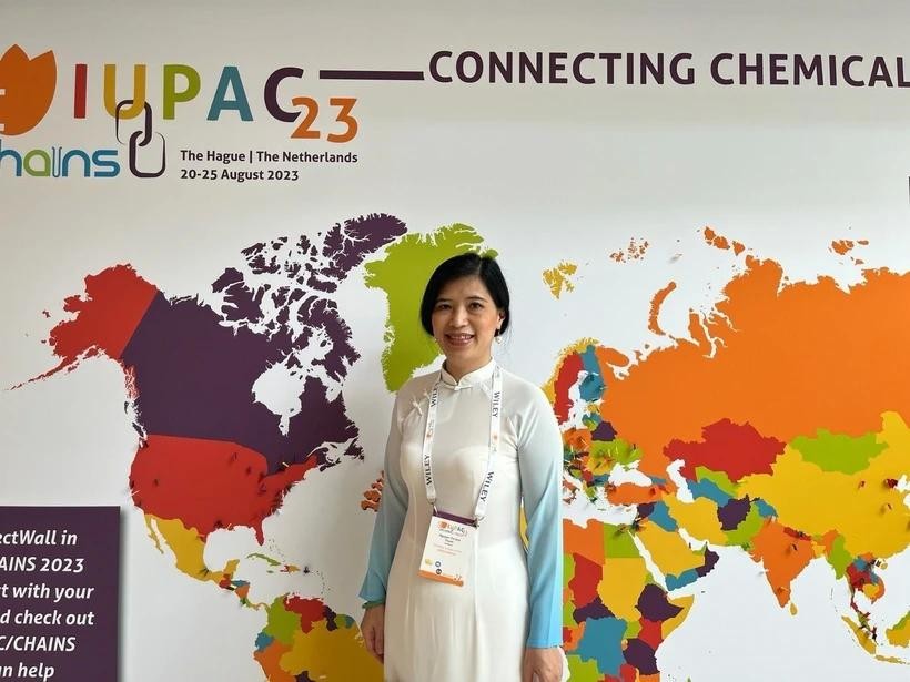 Nguyen Thi Kim Thanh honoured IUPAC 2023 distinguished women in chemistry or chemical engineering (Photo: VNA) science.webp